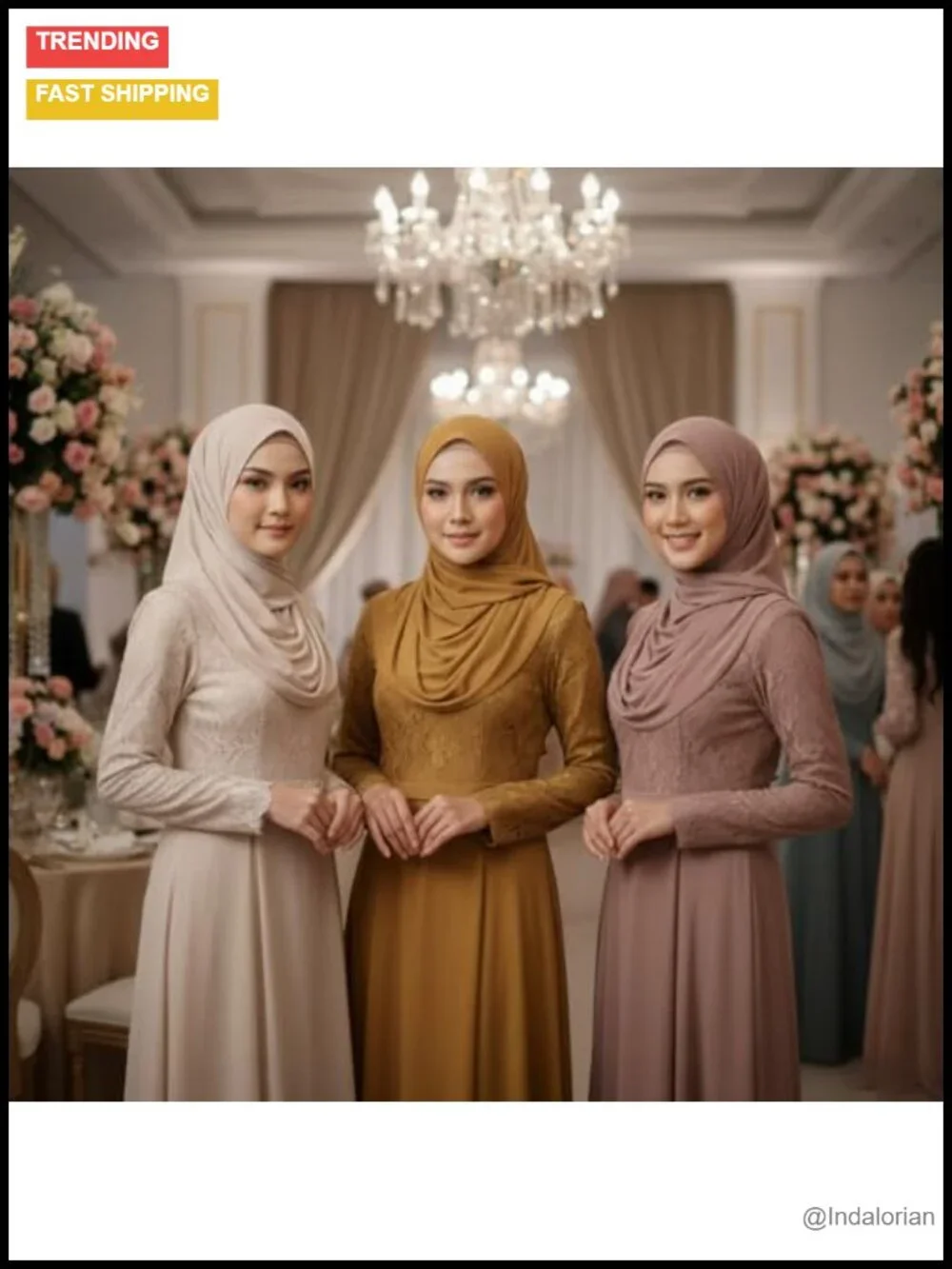 Premium Jersey Hijab Set 3-Pack Soft Breathable Headscarf Wrap Women's
